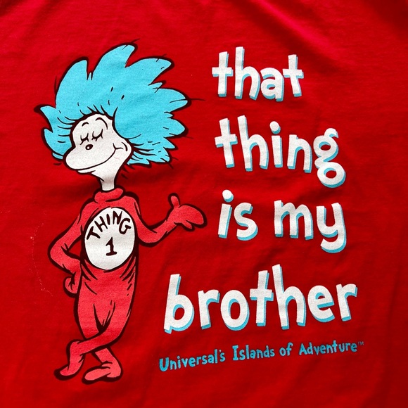 Universal Thing 1/Thing 2 Brother/Sister Tees T-Shirts - Picture 7 of 10